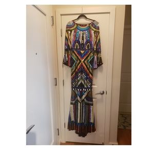 Alice + Olivia Jae Sequin Gown